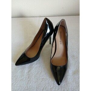Madden Girl Women's Black Pumps Size 8M Office Career Formal Classic Minimalist